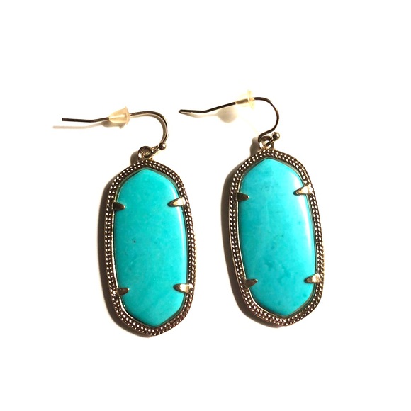 Kendra Scott Jewelry - Small Turquoise Kendra Scott earrings